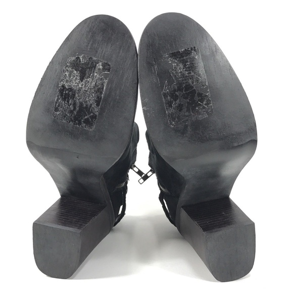 Steve Madden Ankle Boots Tender Suede Braid Buckle - Picture 6 of 8